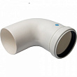 STOUT Отвод Ф80 угол 90* PP-FE (SCA-8080-000090)